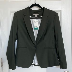 H&M Dark Green Blazer, size M
